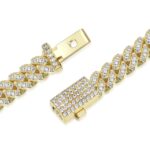 Moissanite Micro Round Cut Cuban Link Bracelet – 6mm