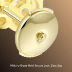 S925 Moissanite Toi et Moi Twin Round Stud Earrings