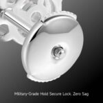 S925 Moissanite Toi et Moi Twin Round Stud Earrings