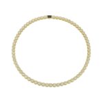 7mm Moissanite Cushion-Cut Cluster Tennis Chain