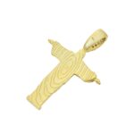 Micro Moissanite Cristo Redentor Pendant