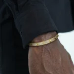 Luxury Spike Bangle Moissanite 7mm Bracelet