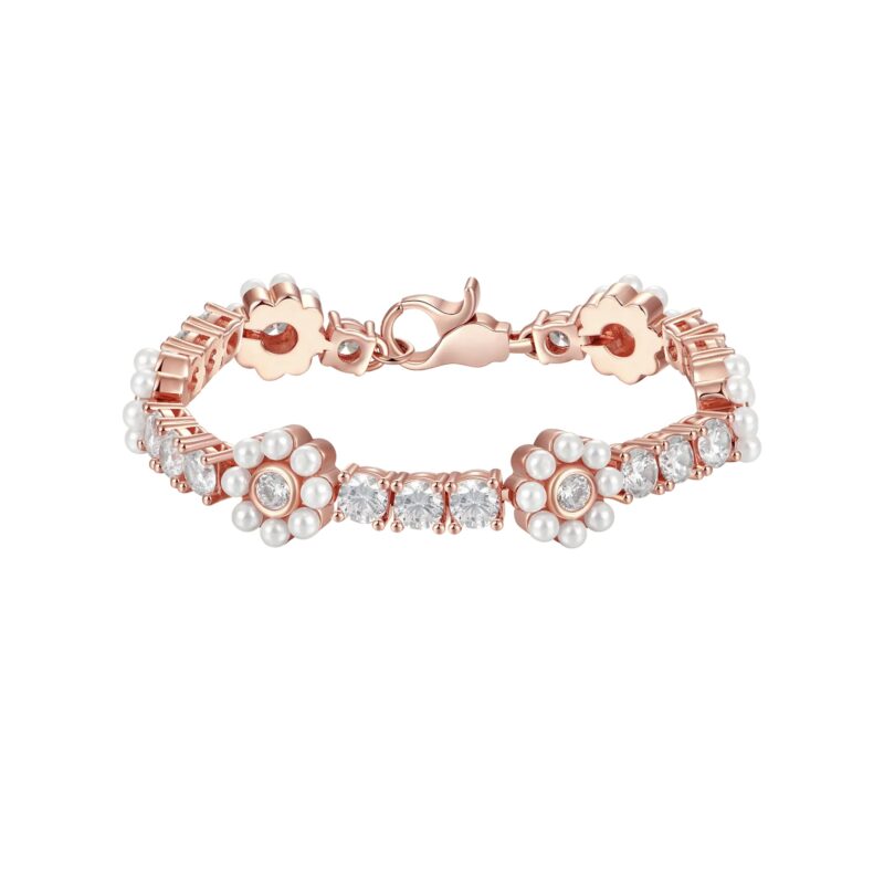 79E498DD-2B2B-4B3D-B1B9-1AB5BE1E81AB_1_201_a 9mm Moissanite Flora Pearl Tennis Bracelet