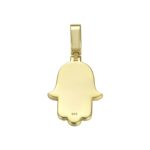 Luxury Double Layered Hamsa Moissanite Pendant