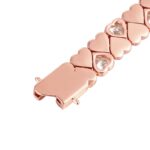 Luxury Twinkle Heart Moissanite Bracelet – 9mm