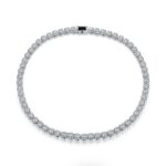 7mm Moissanite Cushion-Cut Cluster Tennis Chain