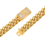 Premium WONG Dragon 10mm Miami Cuban Bracelet