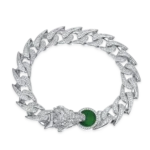 Heavyweight 12mm WONG Ⅱ Iced Cuban Bracelet