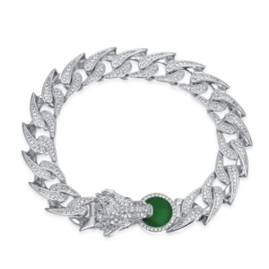 Heavyweight 12mm WONG Ⅱ Iced Cuban Bracelet