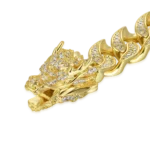 Heavyweight 12mm WONG Ⅱ Iced Cuban Bracelet