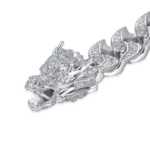 Heavyweight 12mm WONG Ⅱ Iced Cuban Bracelet