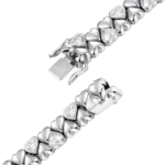 Luxury Twinkle Heart Moissanite Bracelet – 9mm