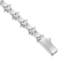 6mm Moissanite Refined Luster Tennis Bracelet