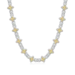 Moissanite Luminous Clover Necklace & Wallet Chain