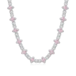 Moissanite Luminous Clover Necklace & Wallet Chain