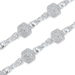 Luxury Moissanite Skull Dice Chain & Wallet Chain