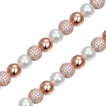 12mm Plain Gold Cuban Link Chain with Moissanite Clasp