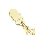 Moissanite Marquise Cut Mix Bottoni Cross Link Chain – 12mm