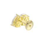 S925 Moissanite Toi et Moi Oval and Pear Earrings