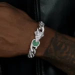 Heavyweight 12mm WONG Ⅱ Iced Cuban Bracelet