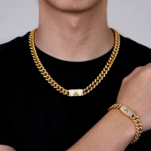 Premium WONG Dragon 10mm Miami Cuban Bracelet