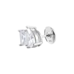 Emerald and Pear S925 Moissanite Toi et Moi Earrings