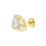 Marquise and Pear S925 Moissanite Toi et Moi Earrings