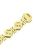 Moissanite Octagon Mix Cut Tennis 8mm Bracelet