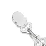 Moissanite Marquise Cut Mix Bottoni Cross Link Chain – 12mm