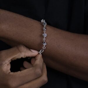 Premium Moissanite Icon Dice 8mm Bracelet