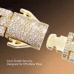 Moissanite Micro Round Cut Cuban Link Bracelet – 12mm