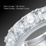 Elegant Moissanite S925 Classic Hoop Earrings