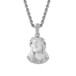 Moissanite Crucifix Blessed Jesus Pendant