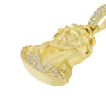 Moissanite Crucifix Blessed Jesus Pendant