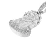 Moissanite Crucifix Blessed Jesus Pendant