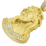 Moissanite Crucifix Blessed Jesus Pendant