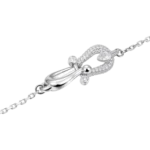 Locked Luck Horseshoe Moissanite Necklace