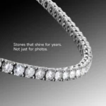 Fully Iced Moissanite Tennis Bracelet – 3mm
