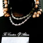 white yellow Moissanite Luminous Clover Necklace & Wallet Chain