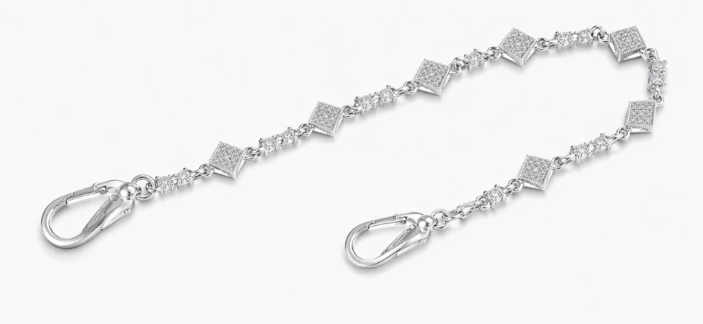 moissanite wallet chain for men and women online usa