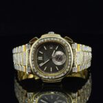 Iced Out Exceptional Moissanite Automatic Chronograph Waterproof Watch for Men