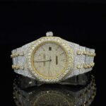 Moissanite Diamond Iced Out Automatic Wrist Watch for Men