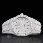 Royal Elegant Fully Iced Out Automatic Moissanite Diamond Wrist Watch for Men