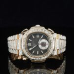 Iced Out Exceptional Moissanite Automatic Chronograph Waterproof Watch for Men