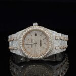 Moissanite Diamond Iced Out Automatic Wrist Watch for Men