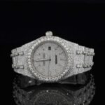Moissanite Diamond Iced Out Automatic Wrist Watch for Men