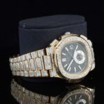 Iced Out Exceptional Moissanite Automatic Chronograph Waterproof Watch for Men