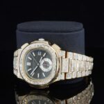 Iced Out Exceptional Moissanite Automatic Chronograph Waterproof Watch for Men