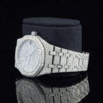 Marvellous Moissanite Diamond Automatic Watch with Swiss Movement