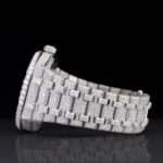 Royal Elegant Fully Iced Out Automatic Moissanite Diamond Wrist Watch for Men